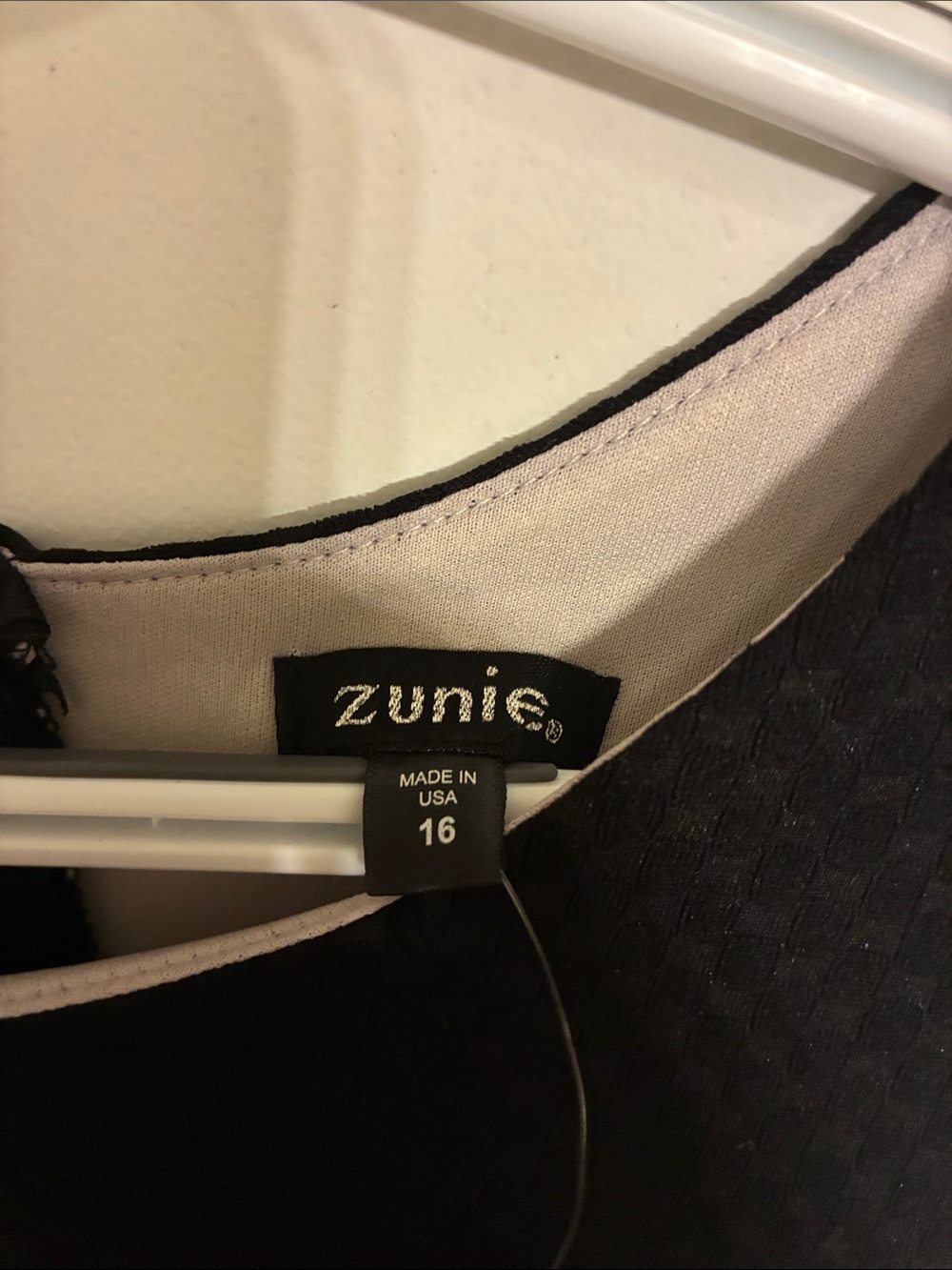 Zunie Black Textured Sleeveless Peplum Dress - Picture 2 of 4